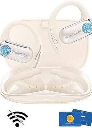 Навушники-переводчик wooask f56 translator earbuds навушники з ai-переводом у реальному часі