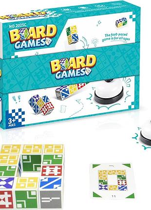 Настільна гра board games cl-mm-2025c логічна настільна гра з блоками для 6 гравців