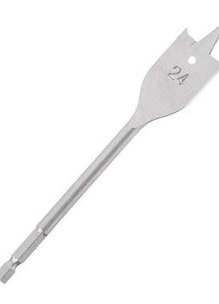 Сверло по дереву перьевое intertool 24 x 150мм hex (sw-0024)