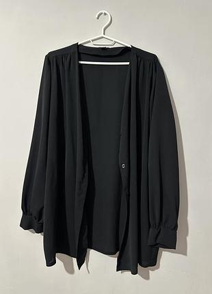 Чорна жіноча сорочка boohoo
