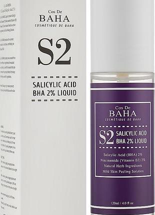 Тонік cos de baha salicylic acid bha 2%