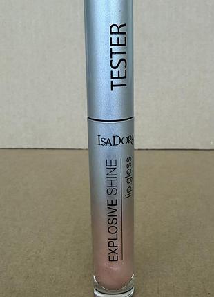 Isadora explosive shine lip gloss блиск для губ 82 pink sparkle, 3,5ml
