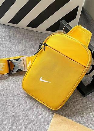 Сумка через плече, барсетка nike жовта