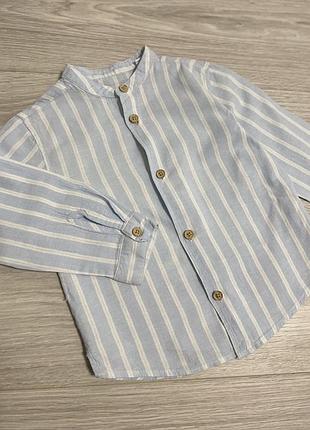 Стильна сорочка на стійку від zara