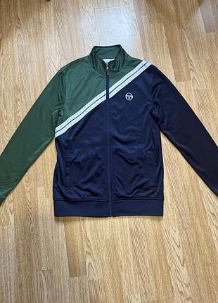 Олімпійка вінтажна sergio tacchini оригінал зіпка (розмір s)