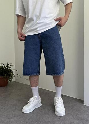 Джинсовые шорты baggy в синем цвете 🔝 m
