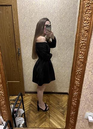 Черное мини платье 2