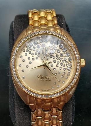 Geneva platinum кварцовий жіночій годинник, сток з америки