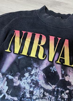 Світшот nirvana h&m жіночий 2