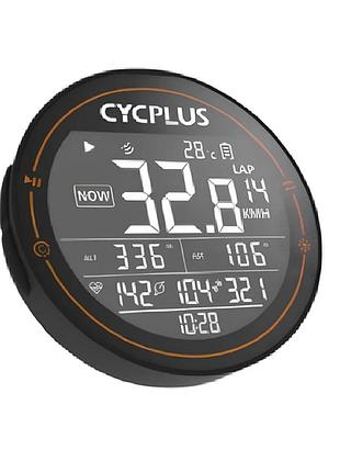 Велокомп'ютер cycplus m2 gps bike computer водонепроникний спідометр для велосипеда gps bluetooth