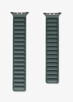 Магнітний шкіряний ремінець для apple watch 34 mm