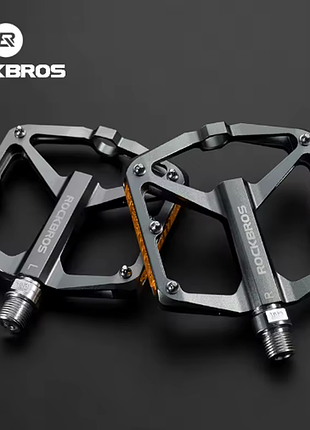 Велосипедні педалі rockbros bicycle pedals k371 алюмінієві педалі з підшипниками для шосейного велосипеда
