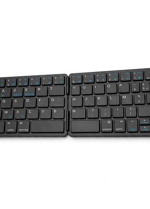 Компактная клавиатура для android/ios/windows folable ub-niversal bluetooth keyboard azerty беспроводная складная клавиатура