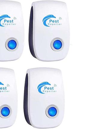 4 шт. ультразвуковой отпугиватель грызунов и насекомых ultrasonic pest repeller электронный отпугиватель вредителей