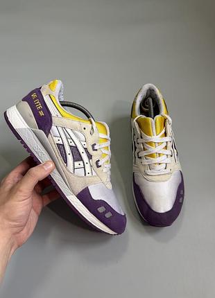 Asics gel-lyte iii в расцветке «lakers» 42(27см) gel-sonoma gel- nimbus