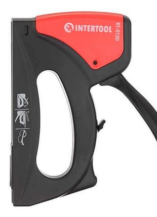 Степлер intertool 6-14 мм пластик (rt-0120) 4