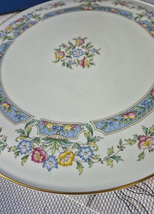 Фарфоровая тортовница royal worcester 4