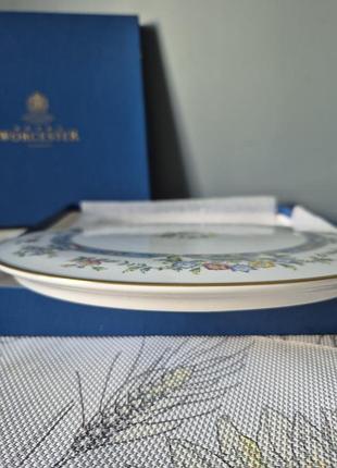 Фарфоровая тортовница royal worcester 3