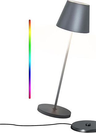 Светодиодная настольная лампа ggnoo pbb-1630-rgb+white водонепроницаемая прикроватная лампа