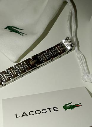Браслет - lacoste металевий 3