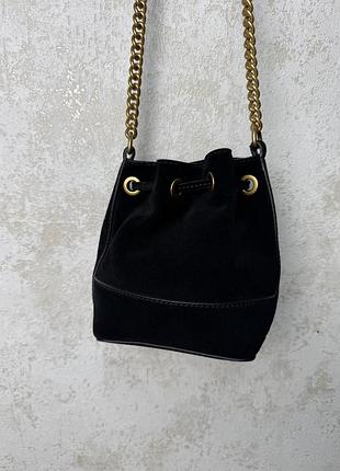 Жіноча замшева сумка guess 4