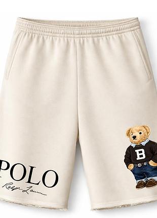 Мужские оверсайз шорты ralph lauren polo bear xl