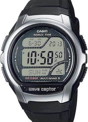 Годинник із радіосинхронізацією casio wv-58r-1aef наручний електронний годинник зі світовим часом