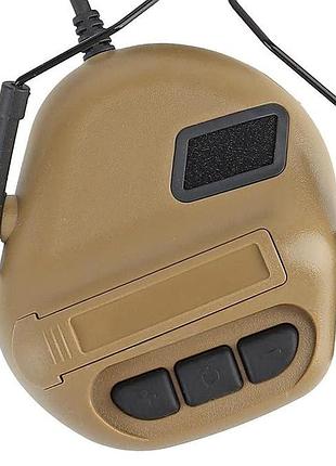 Захисні навушники communication headset v універсальні накладні навушники для захисту слуху від гучних звуків