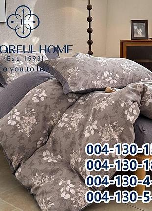 Євро постіль colourfull home з натуральної вареної бавовни подарунковий