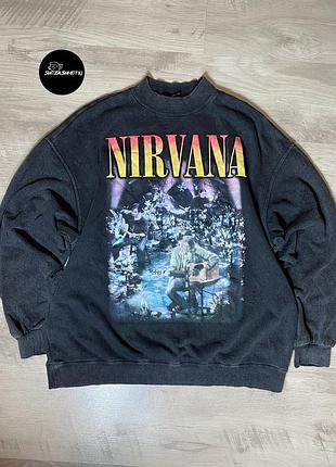 Світшот nirvana h&m жіночий
