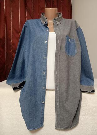 Рубашка коттоновая джинсовая cedarwood state l/xl размер