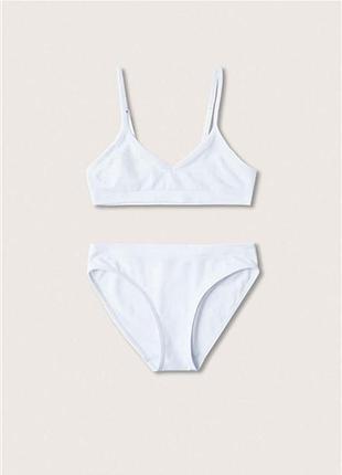 Белье комплект (топ и трусики) mango манго р. 160 на 13-14 г