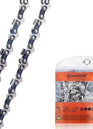 2 шт. цепь для stihl 009/018/019t/020t 35 см savior sc3/8p13 комплект цепей для бензопилы с ремнями на липучках