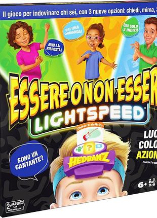 Настільна гра з підсвіткою і звуком to be or not to be lightspeed швидка сімейна гра вгадай, хто ти на італійській мові