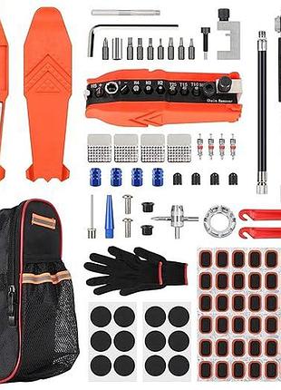 Набір для ремонту велосипеда 17 в 1 shyosucce 110 pcs bicycle repair tool kit sy-trt110 багатофункціональний велосипедний інструме