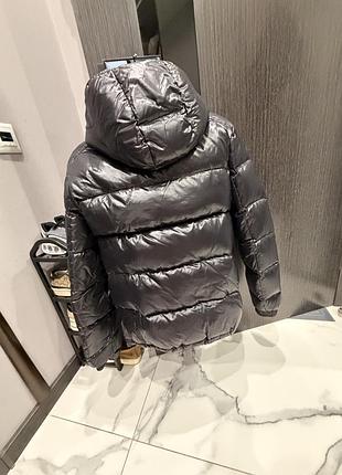 Чорний пуховик moncler 2