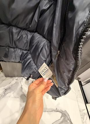 Чорний пуховик moncler 8