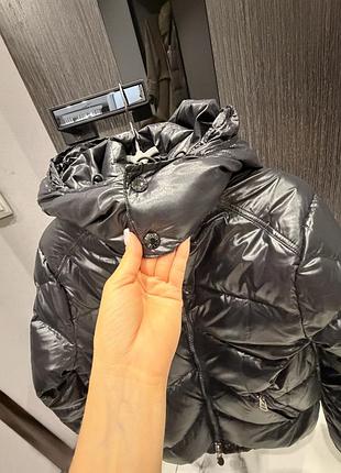 Чорний пуховик moncler 5