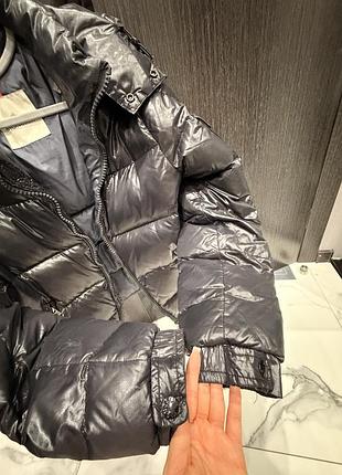 Чорний пуховик moncler 3
