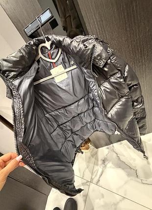 Чорний пуховик moncler 9