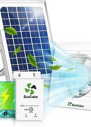 Вытяжной вентилятор 100 мм ecocalm kp-sef23124 солнечный настенный вытяжной вентилятор 12 в