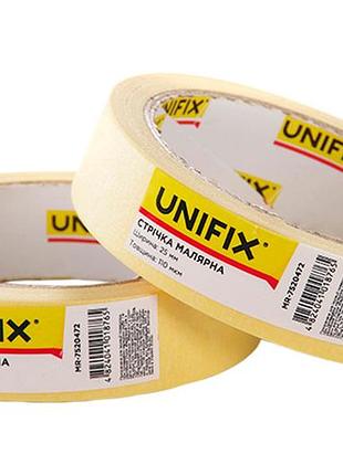 Лента малярная unifix 25 мм x 40 м желтая (mr-7520472) (6 шт.)