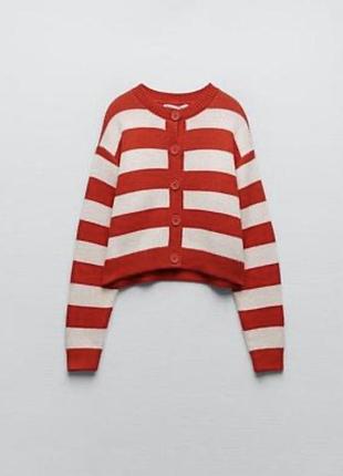 Укорочений кардиган zara