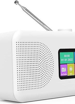 Цифрове радіо lff dab+radio ldr107-eu кухонна bluetooth-радіо з кабельним або батарейним живленням