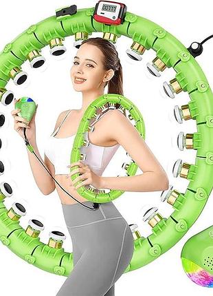 Розумний хола-хуп spmove smart hula hoop 1368-15 фітнес-обруч із гравітаційним м'ячем і 360° масажем