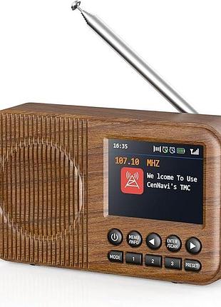 Перезаряджуваний портативний fm-радіоприймач arafuna dab plus будова для прослуховування радіо та музики
