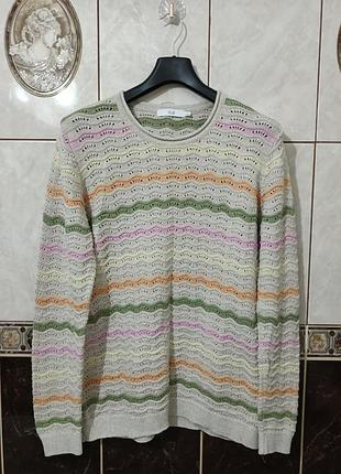 Коттоновий светр)))розмер л