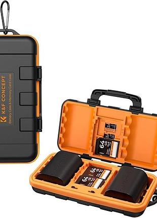 Чохол для sd-карт k&f concept multi-function battery case органайзер-футляр для sd-карт