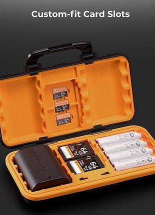 Чохол для sd-карт k&f concept multi-function battery case органайзер-футляр для sd-карт 5