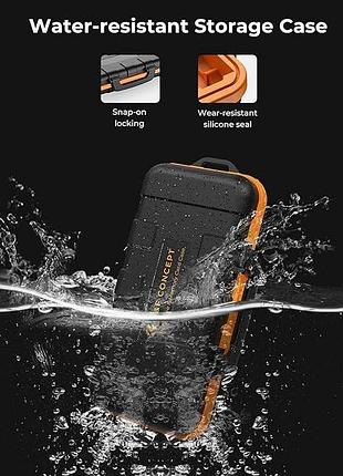 Чохол для sd-карт k&f concept multi-function battery case органайзер-футляр для sd-карт 6